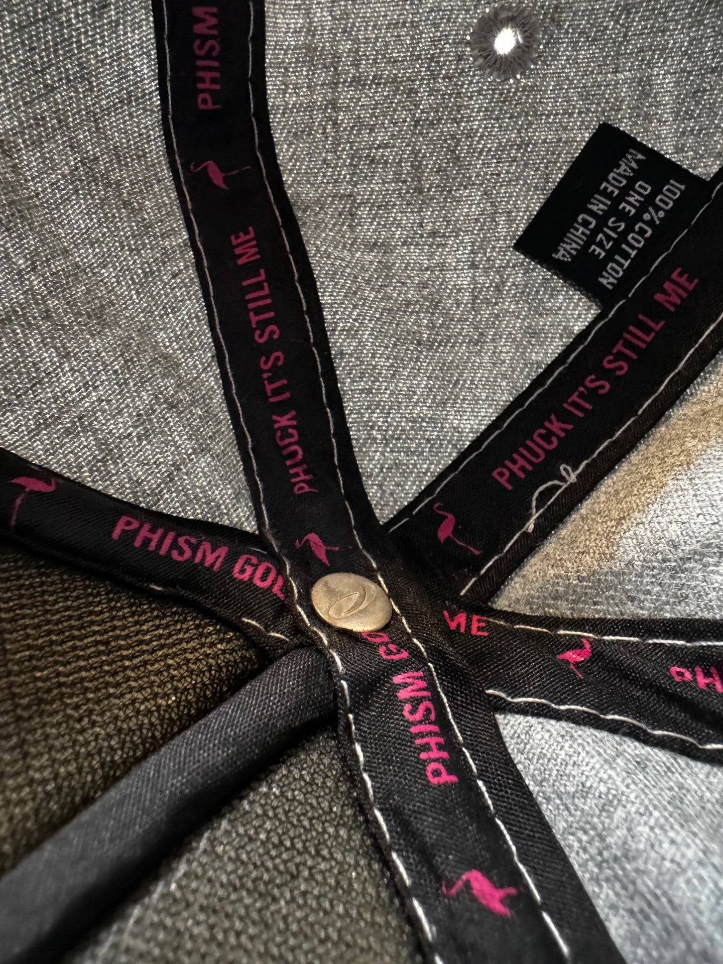 HOLD MY BEER HAT - GREY